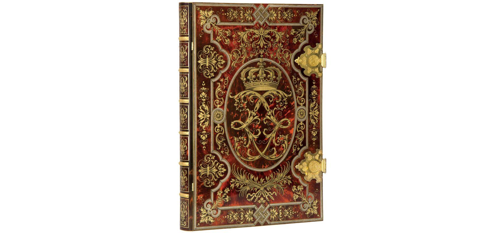 André-Charles Boulle, reliure - - BnF, département des Manuscrits / CREOD, Français 6995
