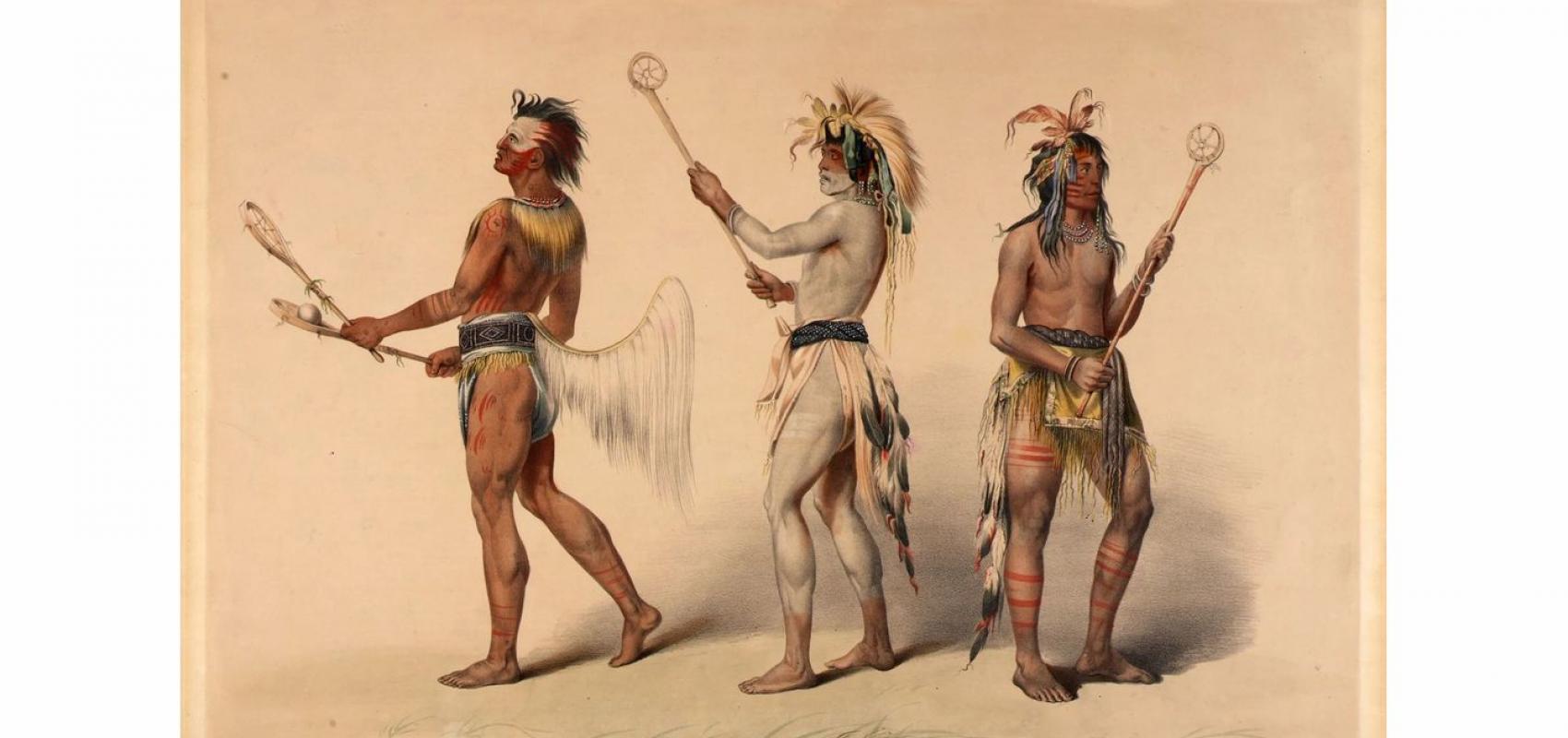 George Catlin, Ball Player -  - Smithsonian American Art Museum