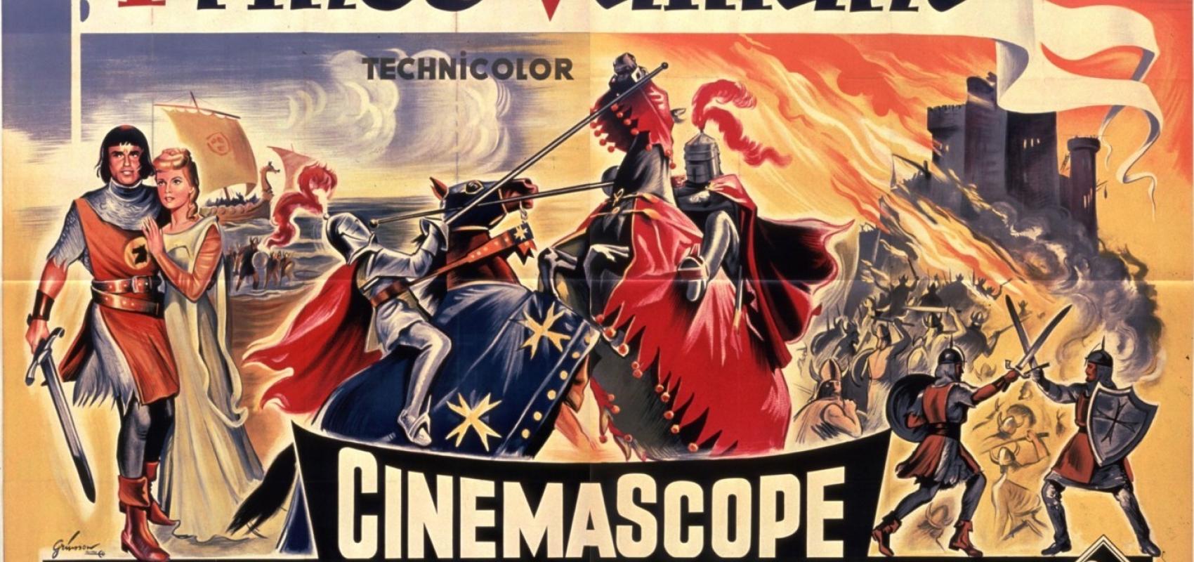 "Prince Vaillant", affiche de Boris Grinsson, 20th century Fox, 1954 -  - BnF, département des Estampes et de la photographie, SNR CINE-5 (GRINSSON, Boris / 4)