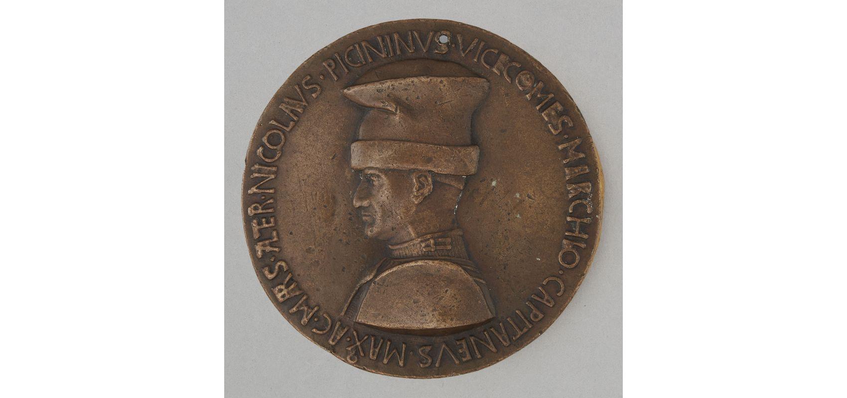Médaille : le condottiere Niccolò Piccinino - 1441 - BnF, département des Monnaies, médailles et antiques