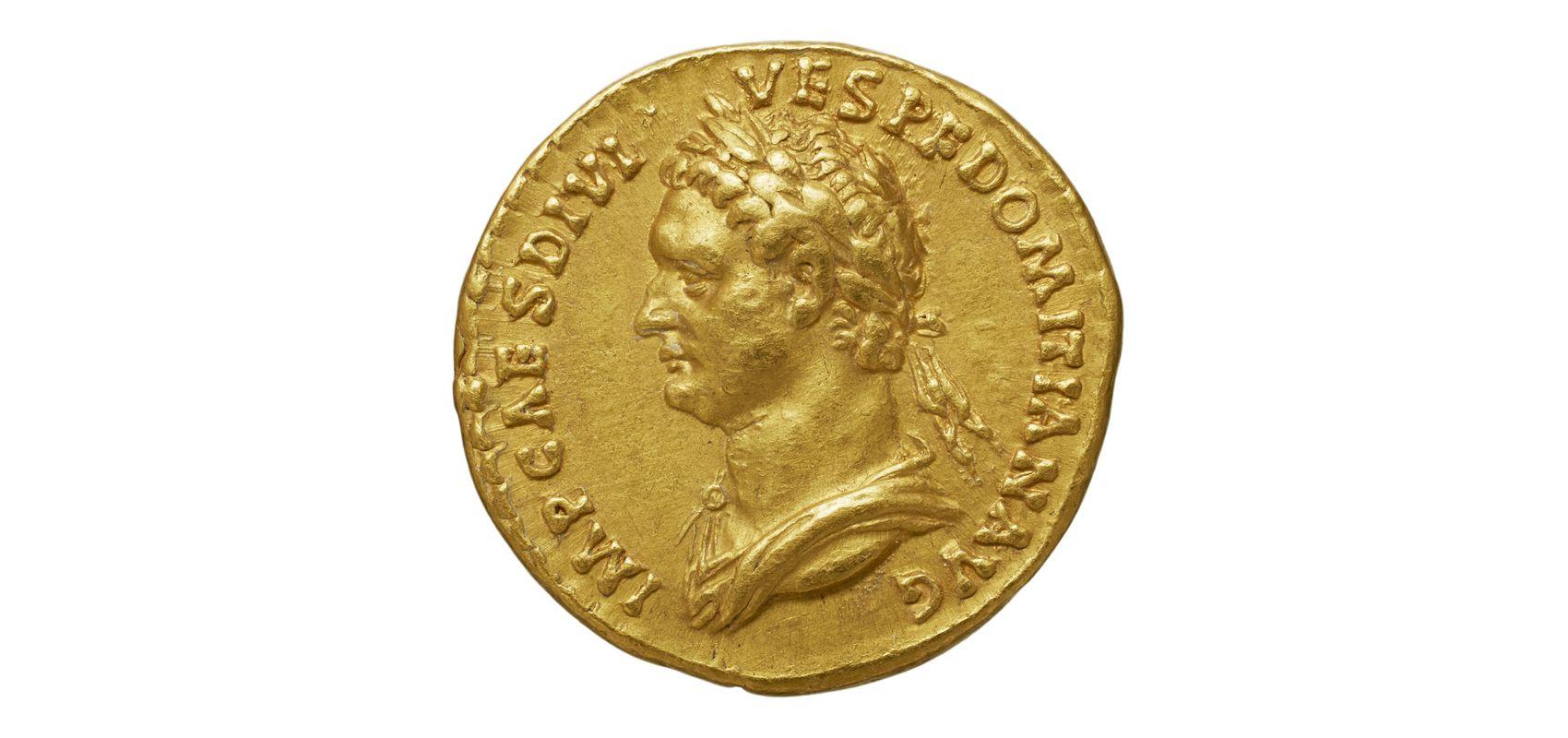 Monnaie. Aureus, Domitien, Rome - Ier siècle - BnF, département des Monnaies, médailles et antiques
