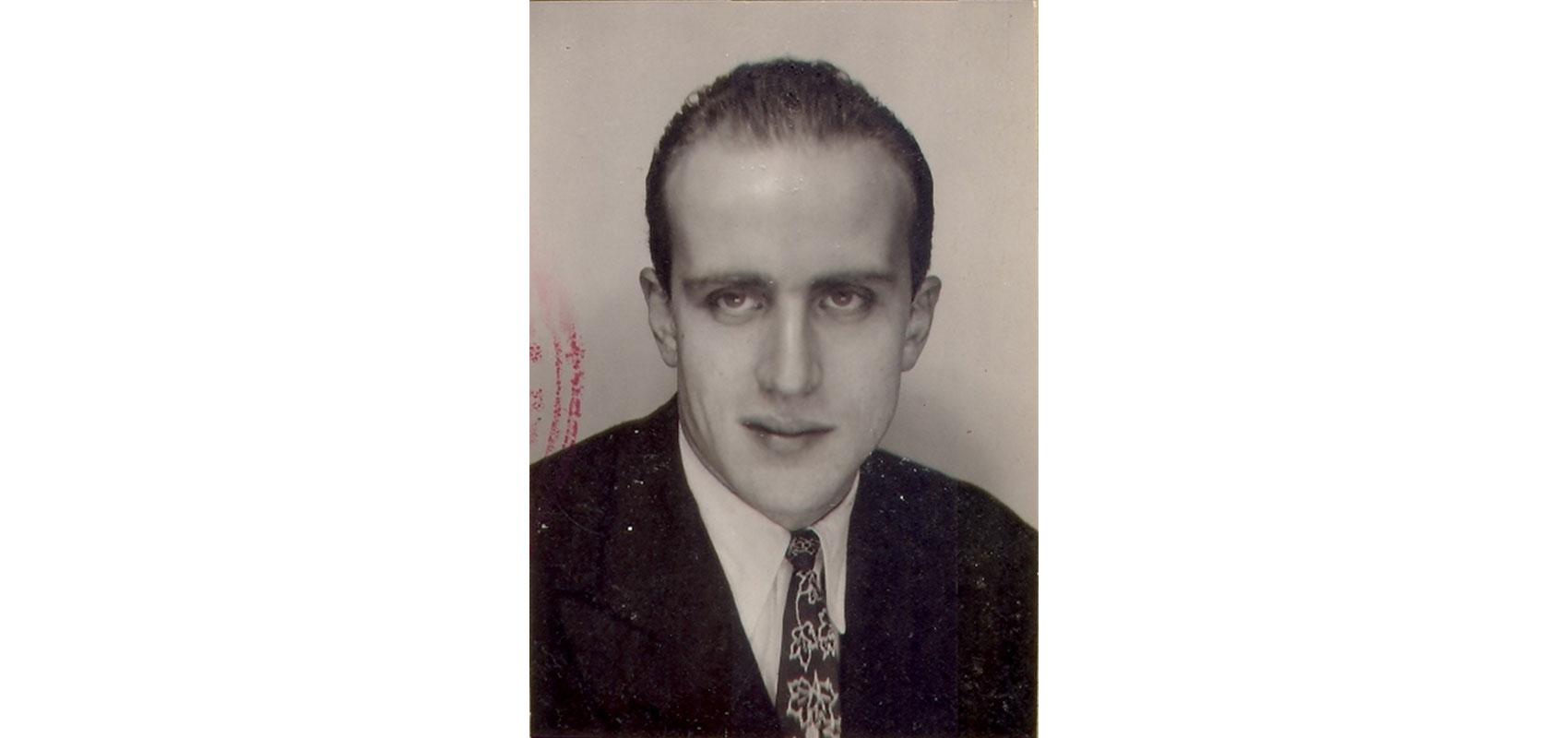 Boris Vian, photomaton - 1949 - Fonds Sacem