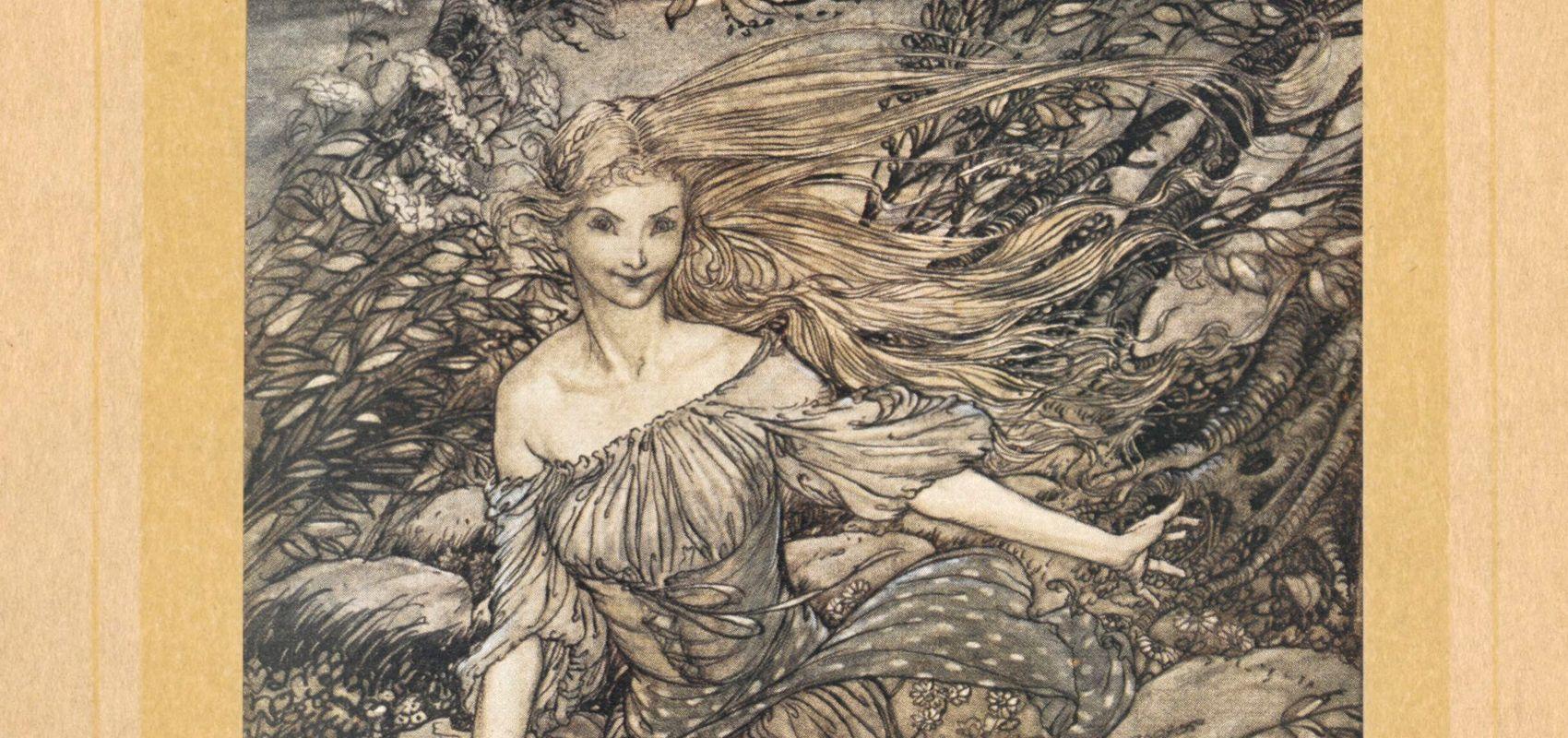 Ondine, illustration par Arthur Rackham - 1913 - BnF