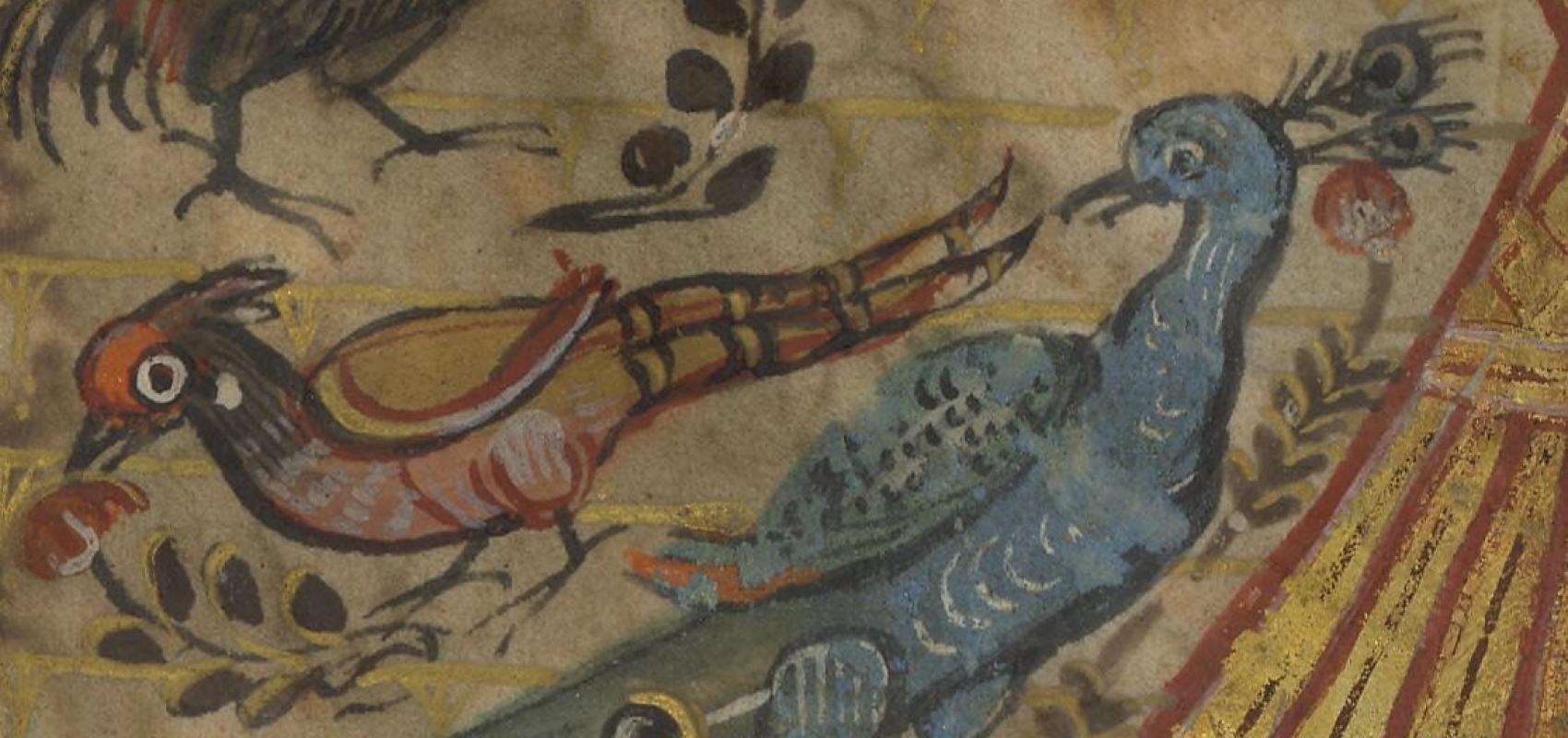 Évangéliaire dit de Charlemagne ou de Godescalc, école du Palais de Charlemagne, VIIIe siècle (781-783). Paris, BnF, ms. NAL 1203, fol. 3v - - Bibliothèque nationale de France