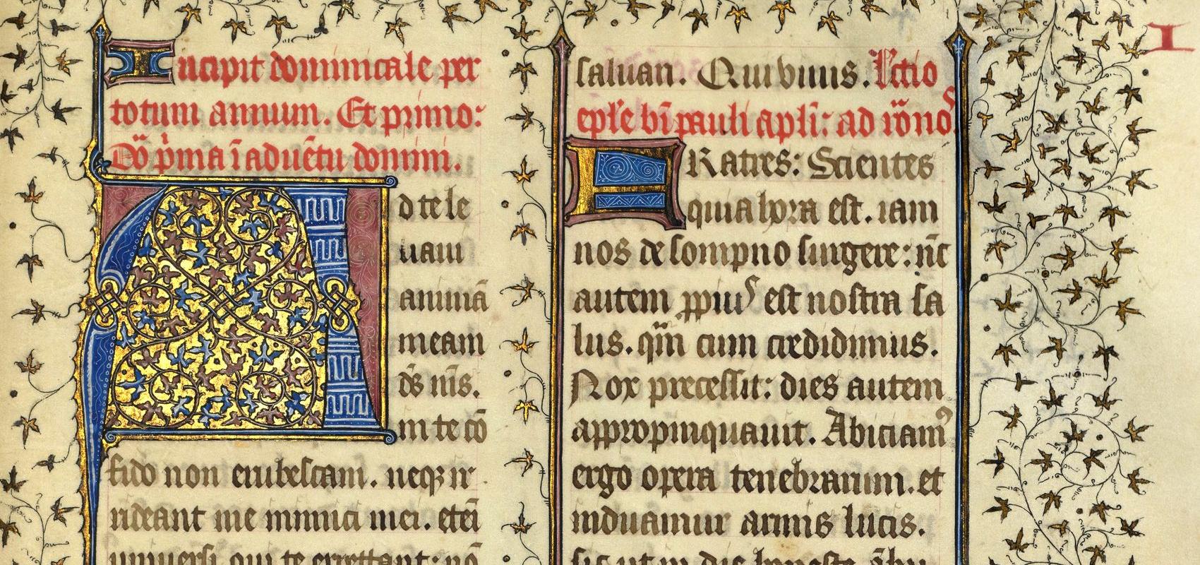 Missale ad usum Ecclesiae Parisiensis – Missel de Notre-Dame - Paris vers 1400 - BnF, département des Manuscrits