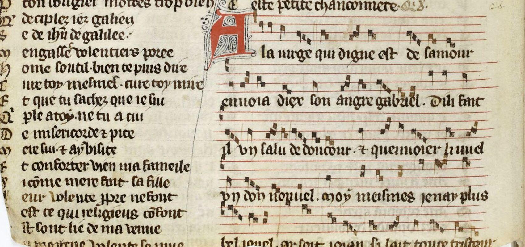 « Miracles de Notre Dame, en vers, etc., dit Rosarius » - 1328-1373 - BnF, département des Manuscrits, fr. 12483