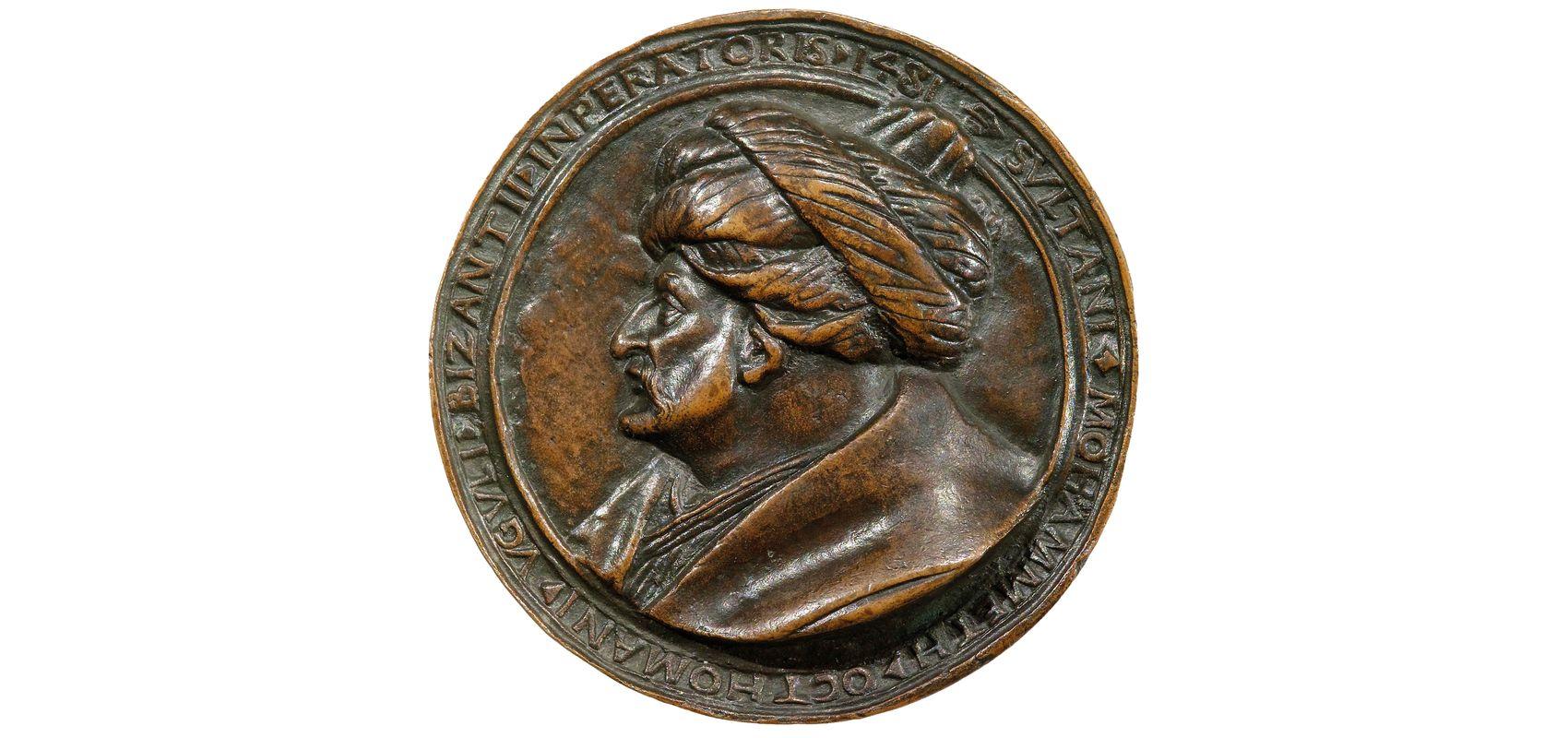 Costanzo da Ferrara (1450?-1524?), Médaille de Mehmet II, Bronze - 1481 - BnF, département des Monnaies, médailles et antiques