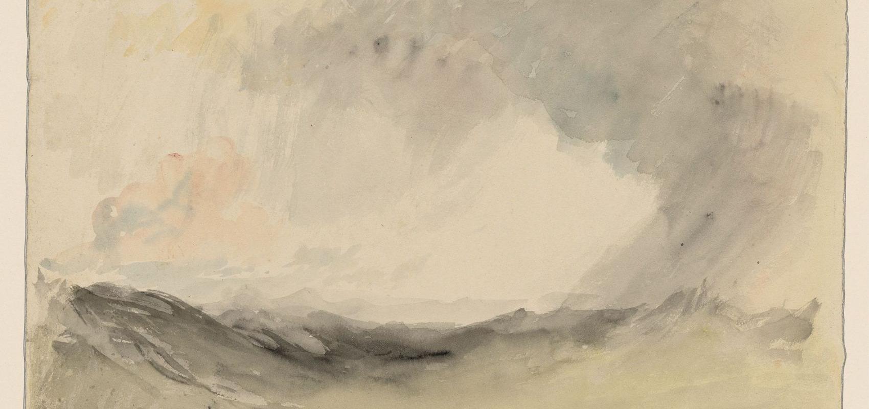 Marine, dessin de Joseph Mallord William Turner (1775-1851) - - BnF, département des Estampes et de la photographie, RESERVE B-12 (10)-BOITE ECU