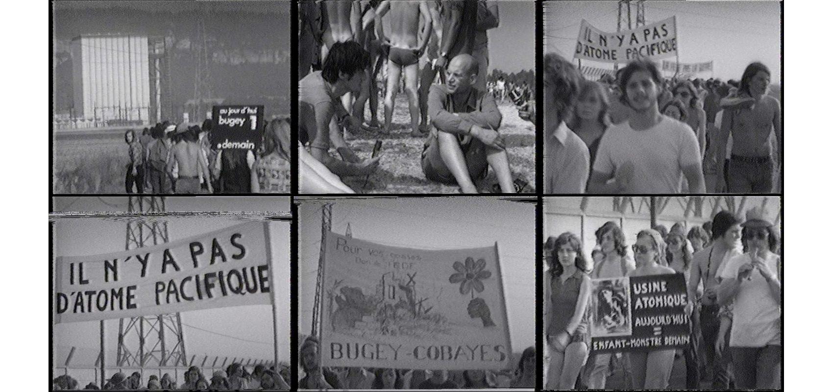 Captures d'écran de la bande vidéo « Bugey Cobaye » de Vidéo 00 - - D.R.