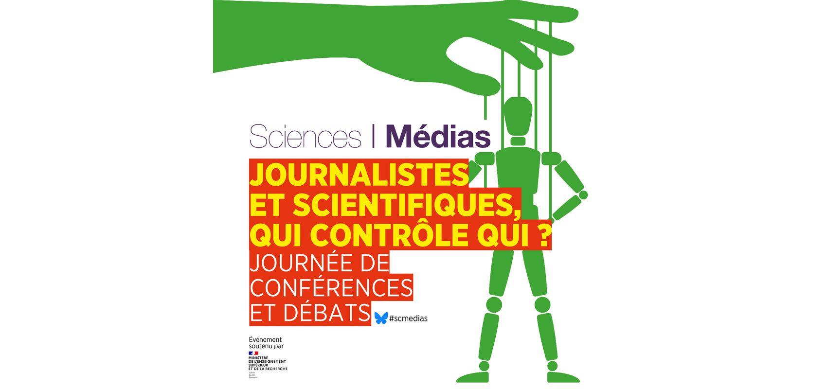 Affiche du colloque Sciences et médias 2025 - - D.R.