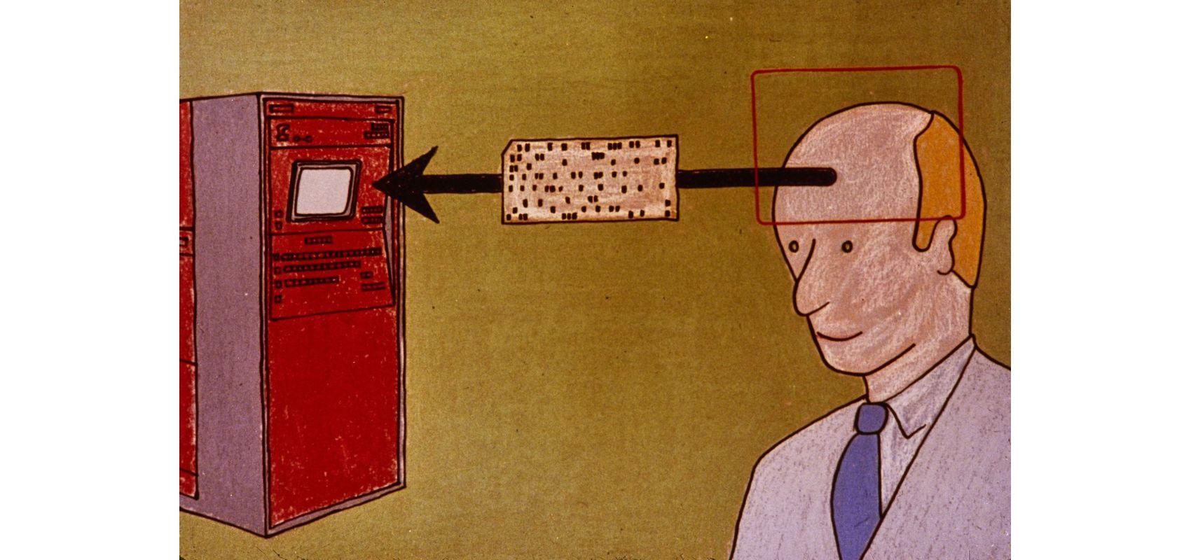 De l'information à l'informatique (diapositive), Département central audiovisuel de Philipps - - BnF, département Son, vidéo, multimédia