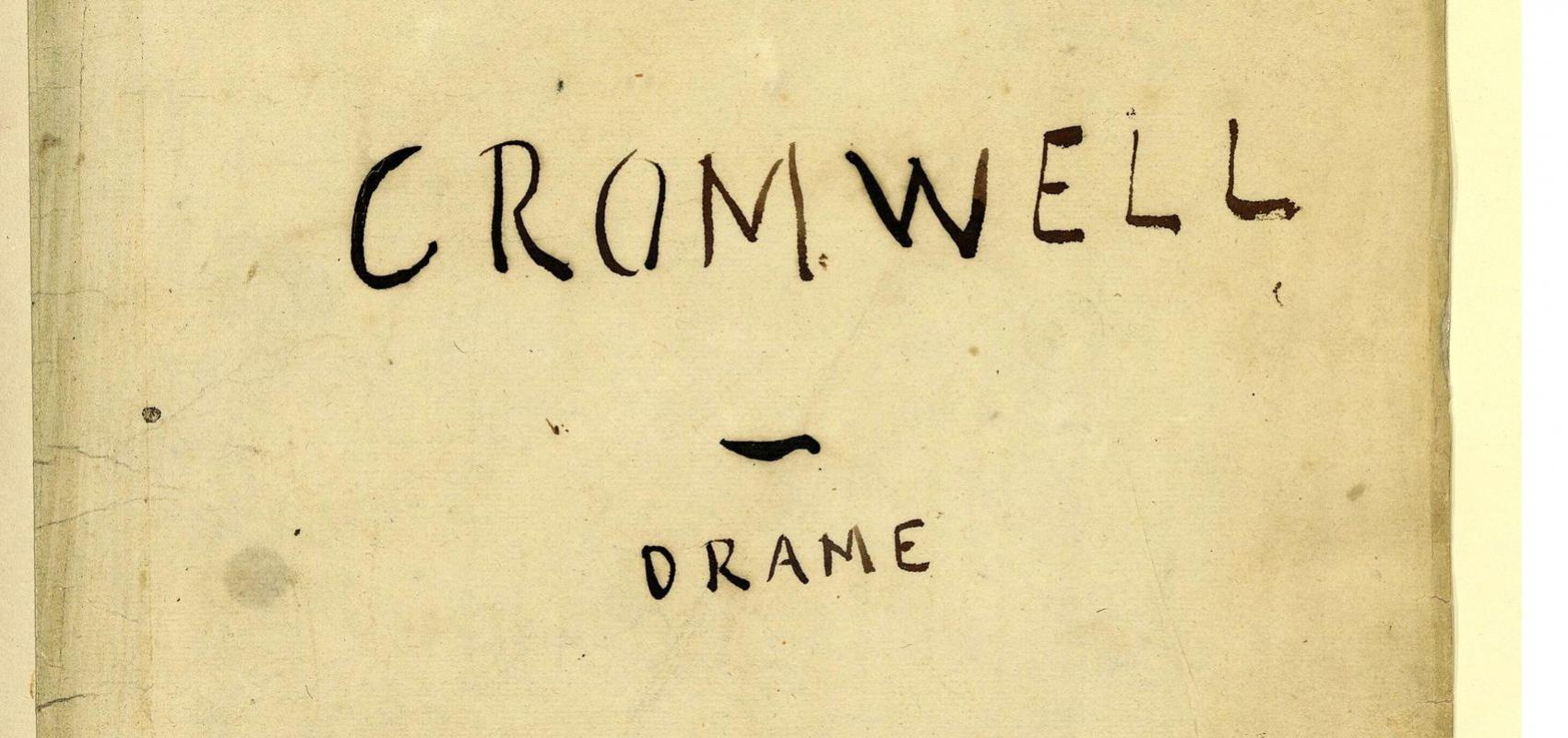Manuscrit de « Cromwell » de Victor Hugo - 1826-1827 - BnF, département des Manuscrits, NAF 13367