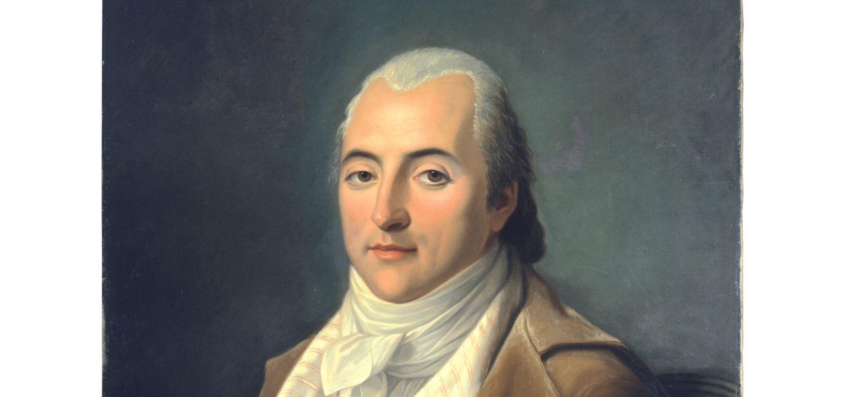 Portrait de Claude-Henri de Rouvroy, comte de Saint-Simon. Adélaïde Labille-Guiard (1749-1803), dessinatrice / Ravergie, peintre - 1848 - BnF, Bibliothèque de l'Arsenal / fonds Enfantin