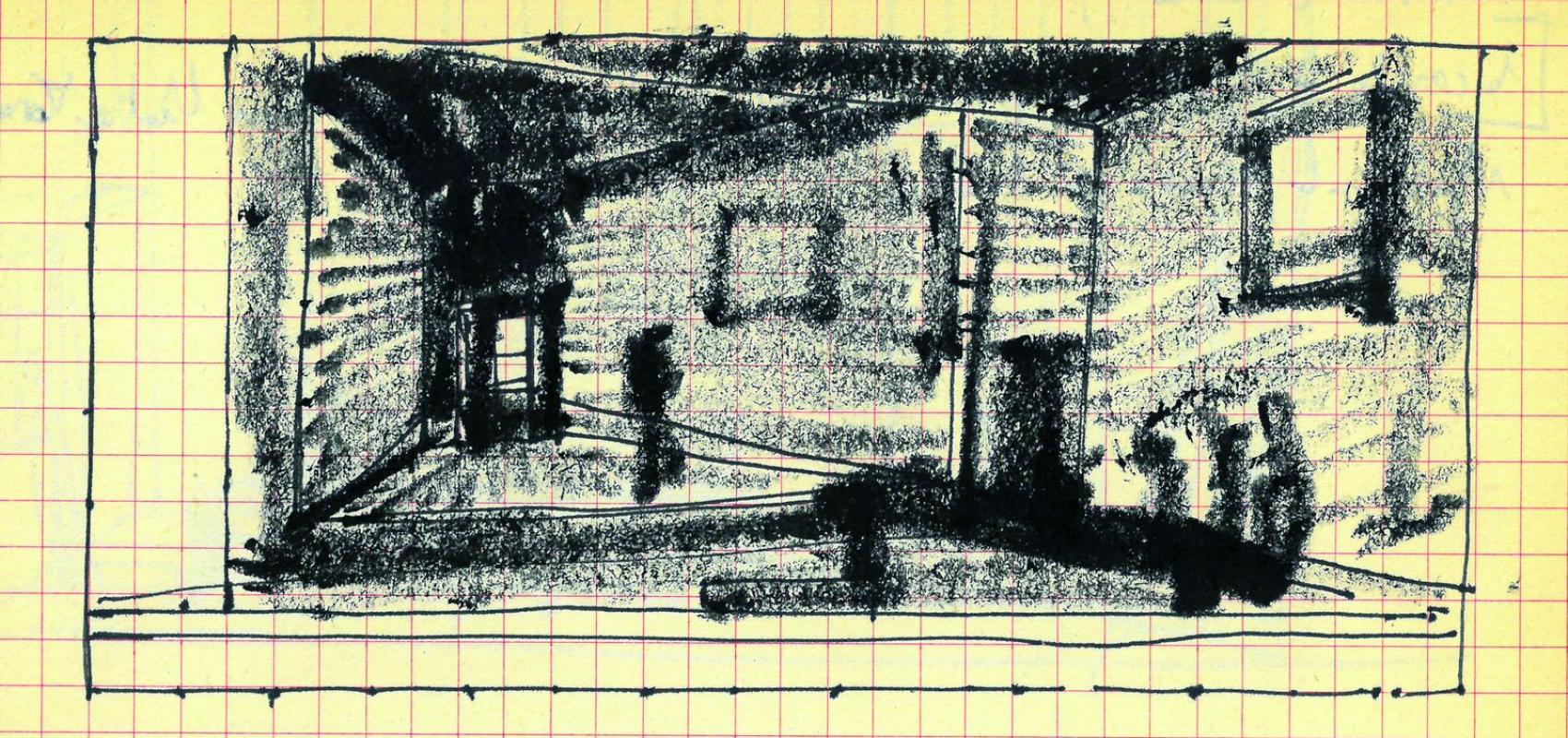 Cahier de François Tanguy, période Chant du bouc - - © François Tanguy - Théâtre du Radeau