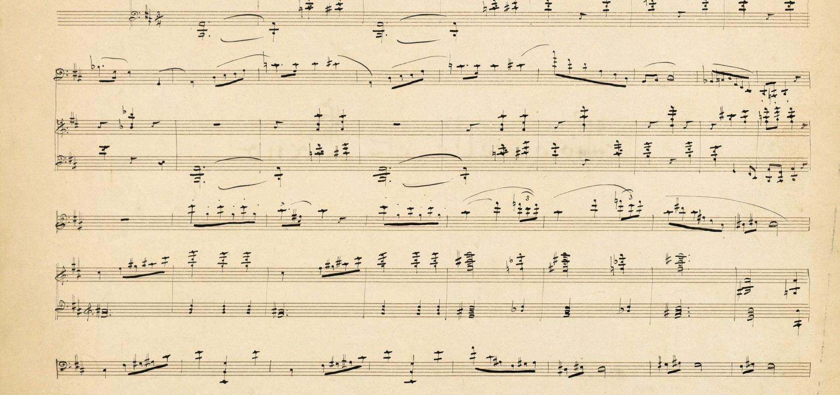 Claude Debussy, « Nocturne et Scherzo » -  - BnF, département de la Musique, MS-20635