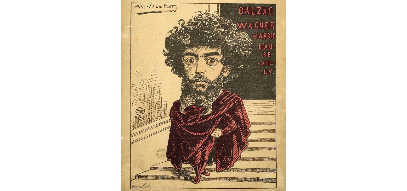 Joséphin Péladan par Alfred Le Petit -  - BnF, département des Manuscrits, Ms-13070-13417