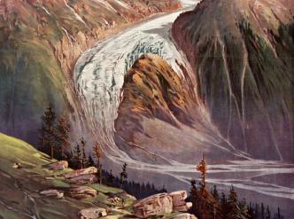 Mer de Glace (Mont Blanc, Savoie), F. Hugo d'Alési (1849-1906)