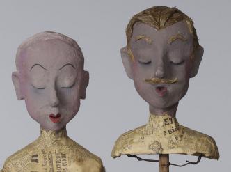 Fonds Georges Lafaye (1915-1989). III. Spectacles de marionnettes. Parade (1943 ; Lafaye). Le couple