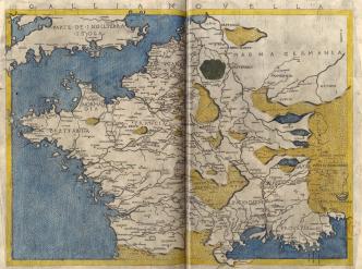 Planche de la « Geographia » en vers de Francesco Berlinghieri