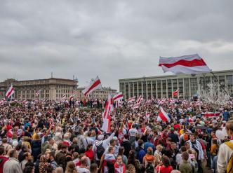 Manifestation à Minsk, 23 août 2020
