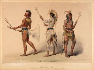 George Catlin, Ball Player