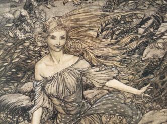 Ondine, illustration par Arthur Rackham