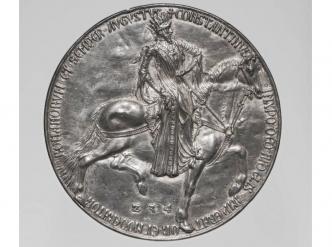 Médaille d'argent de l'empereur Constantin Ier, coulée pour le duc de Berry