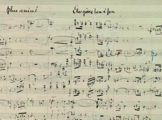 Gustave Charpentier (1860-1956), « Louise », manuscrit en partie autographe. Roman musical en 4 actes et 5 tableaux.