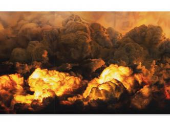 Anne Imhof, Untitled, Oil on printed canvas