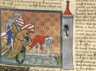Lancelot passant le Pont de l’Épée