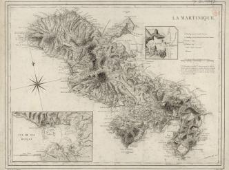 Carte de La Martinique