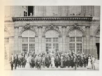 Personnel de la Bibliothèque à l'époque de Léopold Delisle, administrateur général de 1874 à 1905
