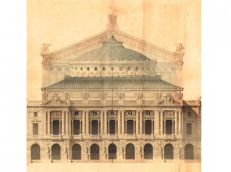 Projet de façade pour Le Nouvel Opéra