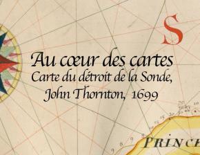 Carte du détroit de la Sonde (1699) par John Thornton