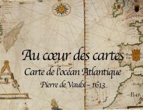 Carte de l'Océan Atlantique (1613) par Pierre de Vaulx