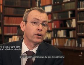 Présentation du projet Bibliothèques d'Orient par Laurent Bavay et Agnès Macquin