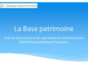 La Base patrimoine – Présentation