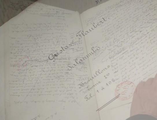 Les manuscrits de Gustave Flaubert réunis dans Gallica
