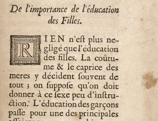 Éducation des filles par François de Fénelon (1651-1715)