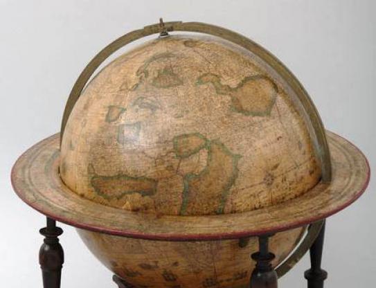 Globe terrestre, de Jodocus Hondius 