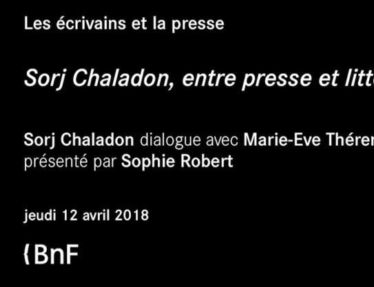 Sorj Chalandon, entre presse et littérature