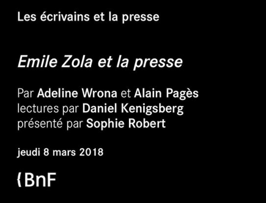 Zola et la presse