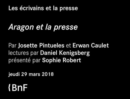 Aragon et la presse
