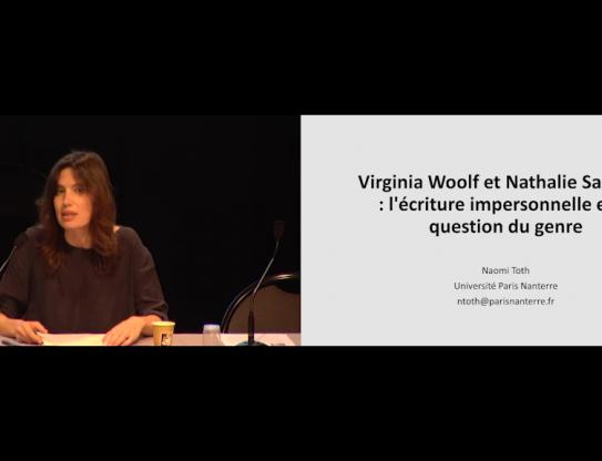 Virginia Woolf et Nathalie Sarraute : l’écriture impersonnelle et la question du genre