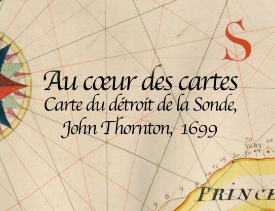 Carte du détroit de la Sonde (1699) par John Thornton