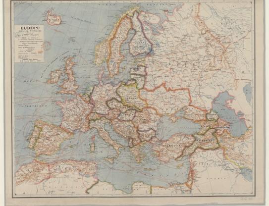 Europe du traité de Versailles, 1920 