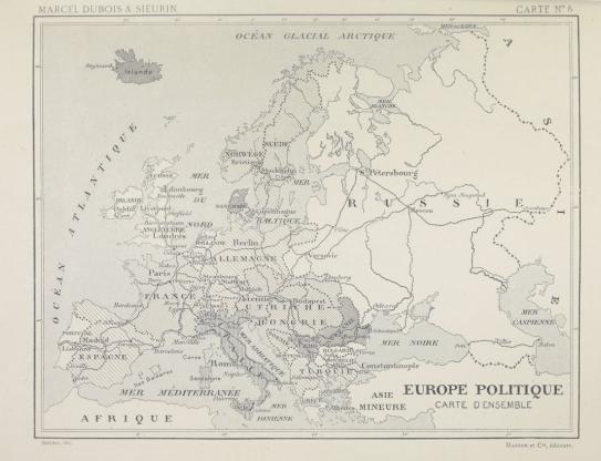 Cartes d’étude pour servir à l'enseignement de la géographie, 1898