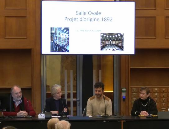 La restauration de la salle Ovale, une salle de lecture ouverte à tous