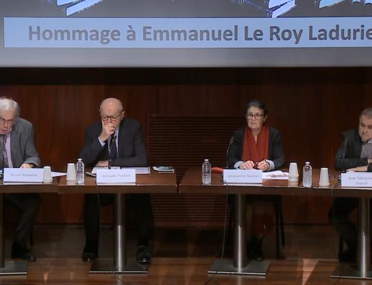 Emmanuel Le Roy Ladurie, la Bibliothèque nationale et le livre