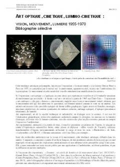 Art optique, cinétique, lumino-cinétique  (FR - PDF - 268.1 Ko)